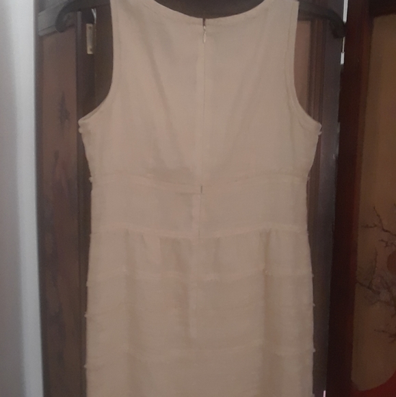 Tiered Linen dress by talbots, size 2 petite - Picture 3 of 3